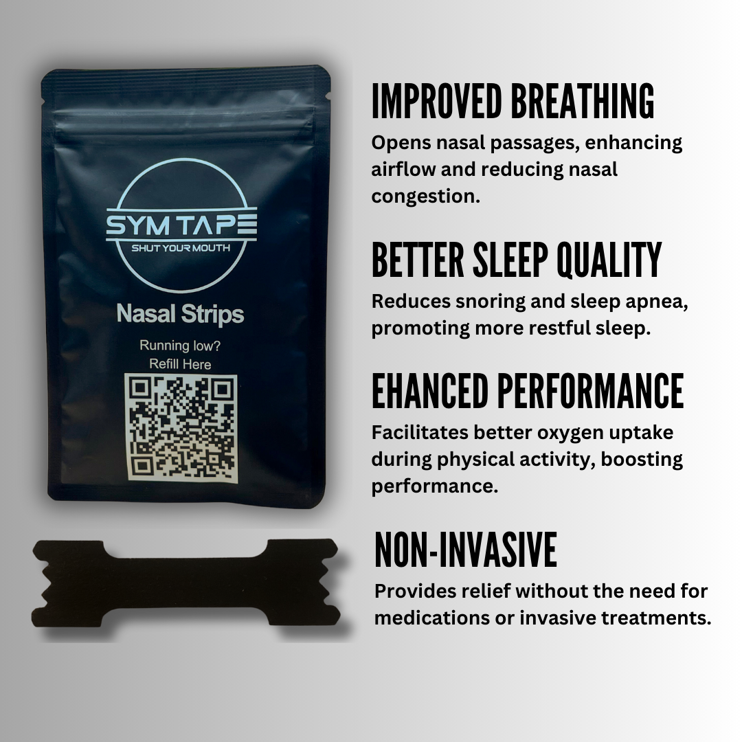 Nasal Strips (Pack of 30) | Better Beathing | Better Sleep Quality | Enhanced Performance | Non-Invasive