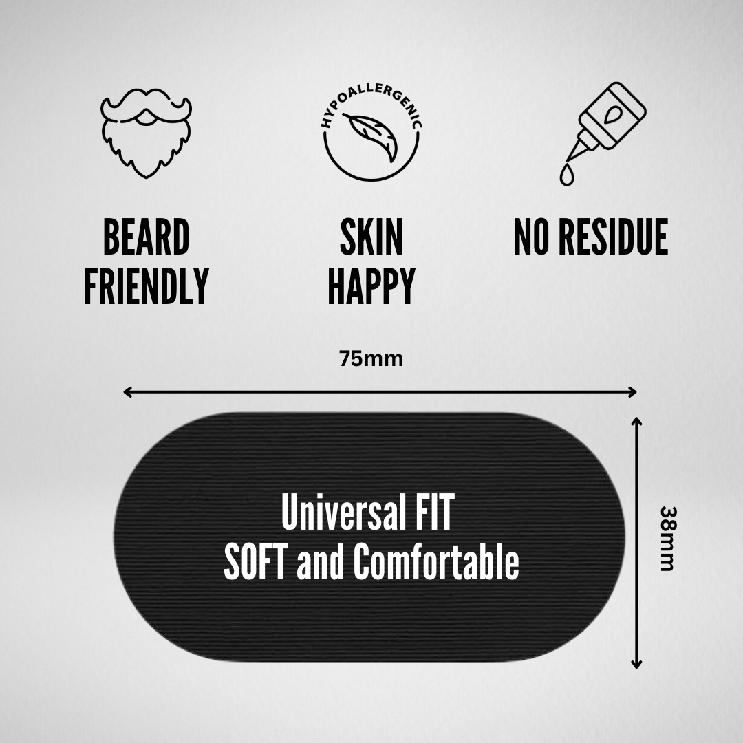 Mouth Tape (Pack of 30) | Beard Friendly | Skin Happy | No Residue 